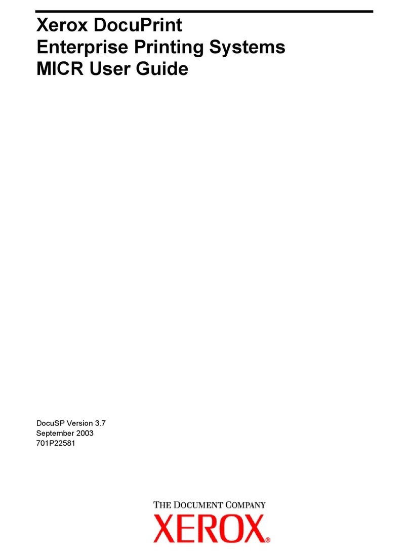 Xerox Nuvera 100 User manual