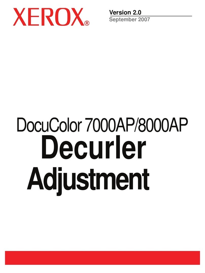 Xerox DocuColor 7000AP Manual Xerox DocuColor 7000AP Manual