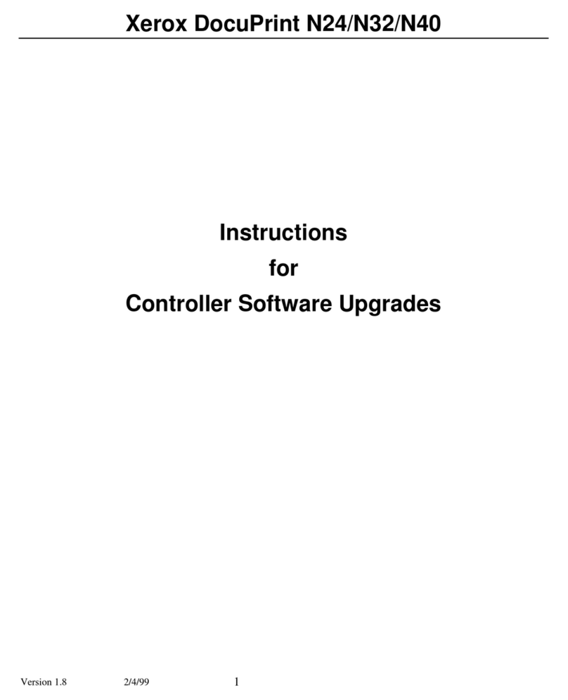 Xerox DocuPrint N24 Instruction and safety manual