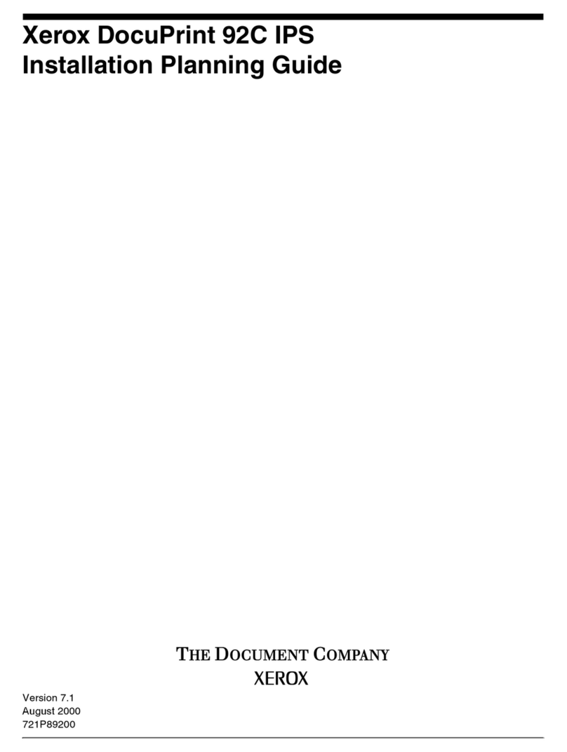 Xerox DocuPrint 92C Technical manual