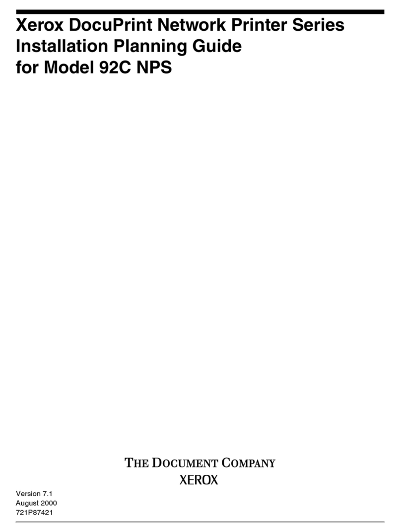 Xerox DocuPrint 92C Technical manual