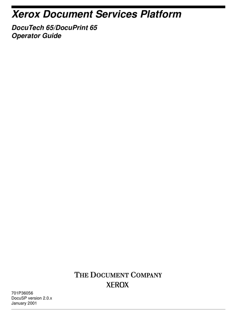 Xerox DocuPrint 65 Manual Xerox DocuPrint 65 Manual