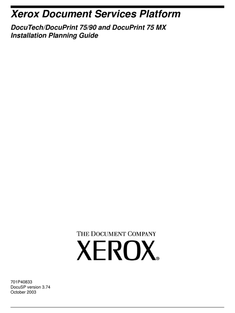 Xerox Docuprint 75 Technical manual