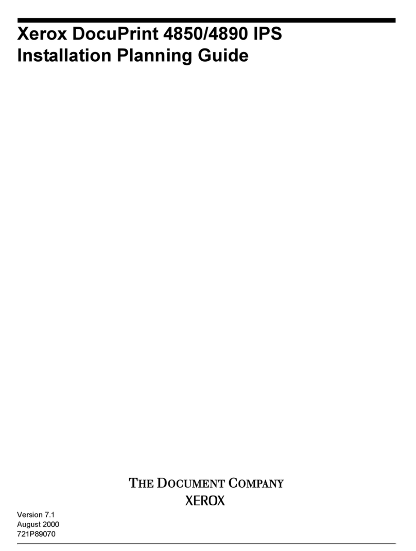 Xerox DocuPrint 4850 Technical manual