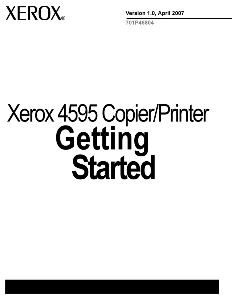 Xerox 4595 Getting started