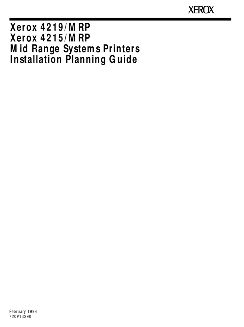 Xerox 4215 Installation planning guide