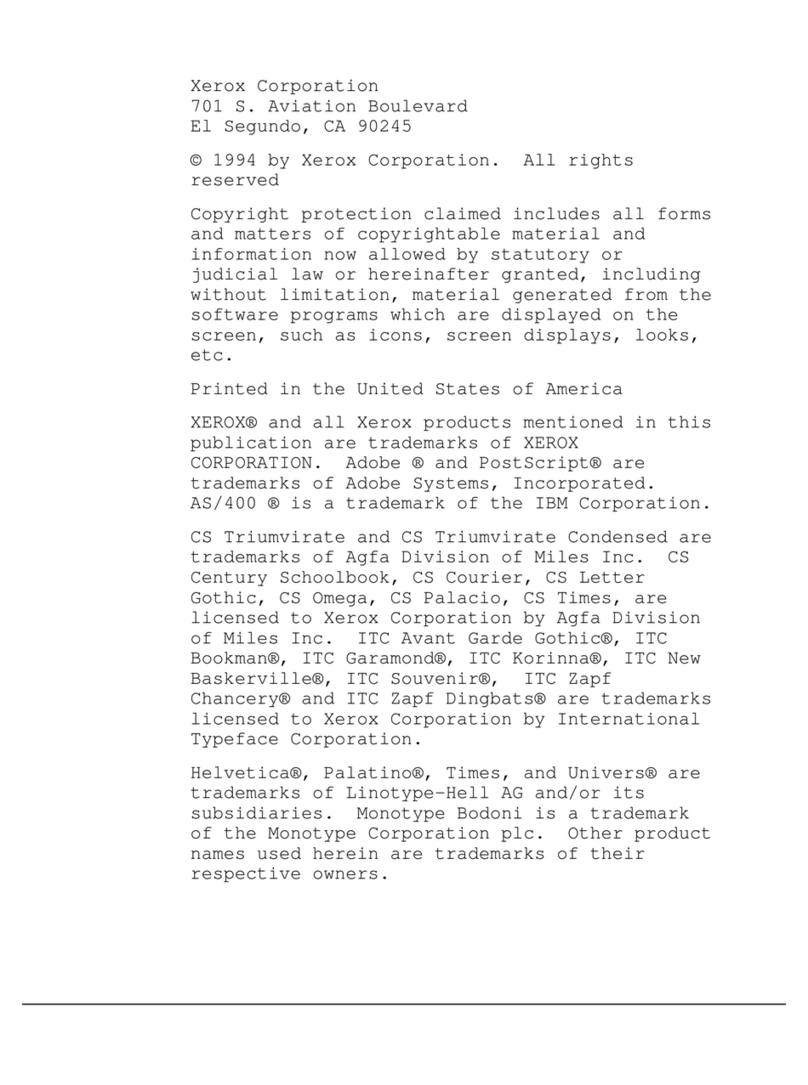 Xerox 4215 Manual