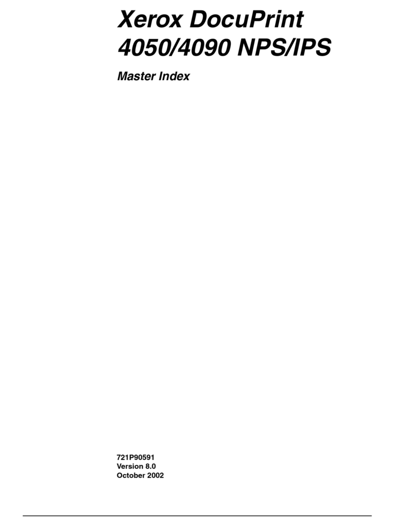 Xerox 4050 User manual