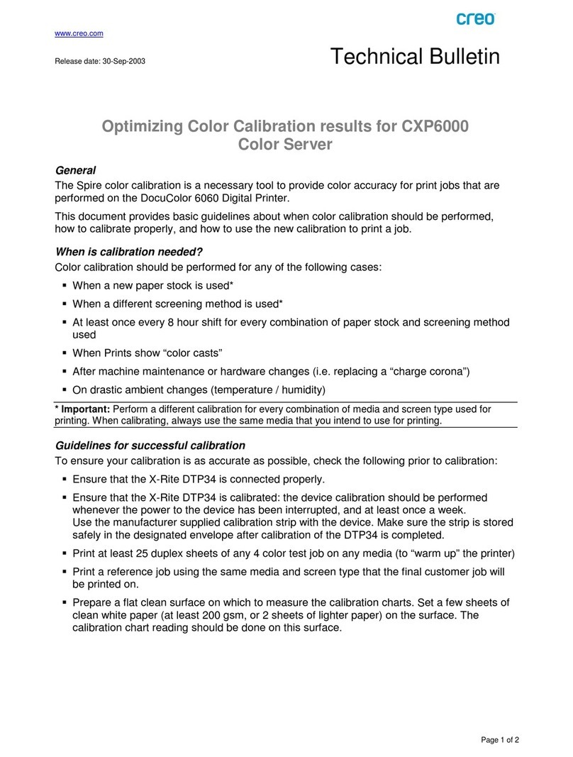 Creo DocuColor 6060 Service manual