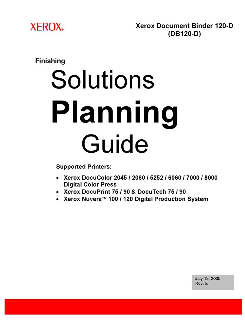 Xerox DocuColor 5252 Planning guide
