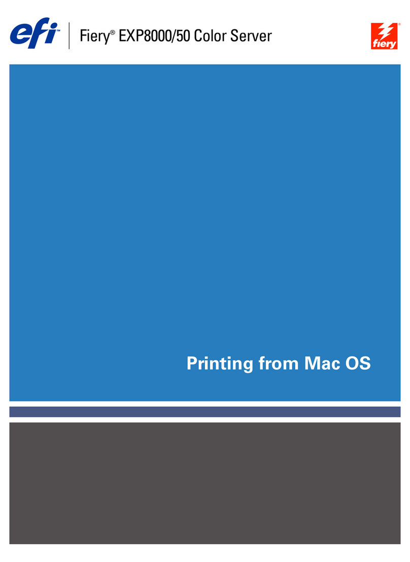 EFI DocuColor 5000 printing guide