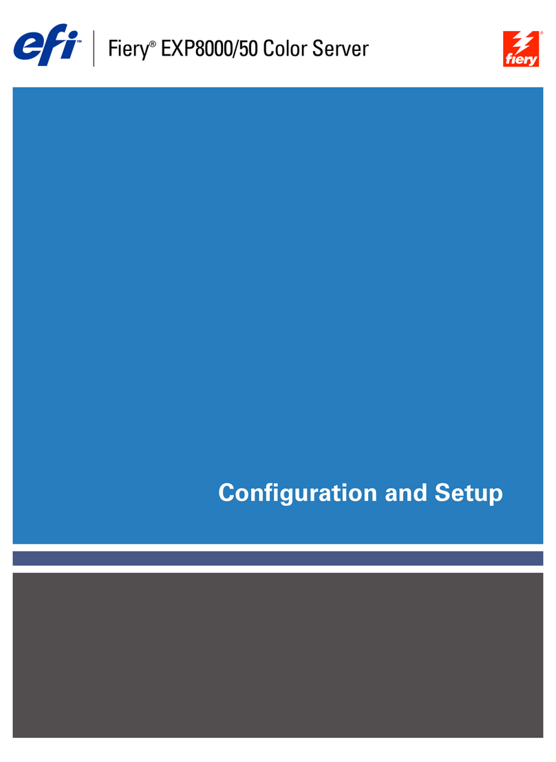 EFI DocuColor 5000 Configuration and setup