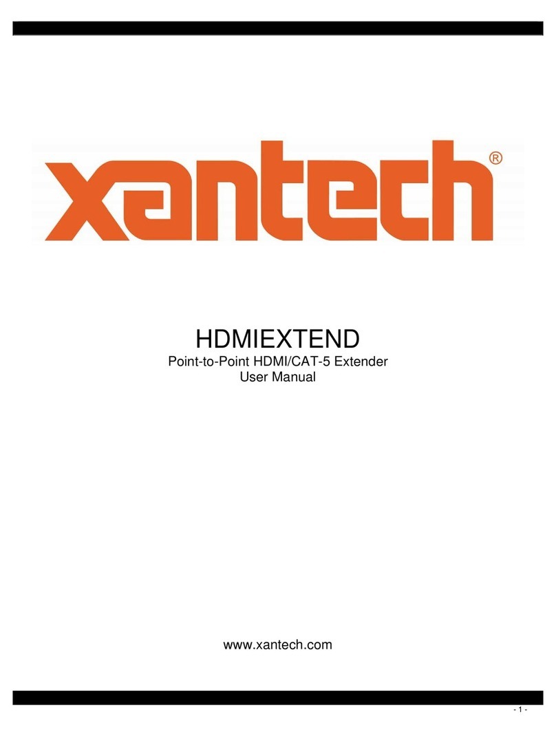 Xantech HDMIEXTEND user manual