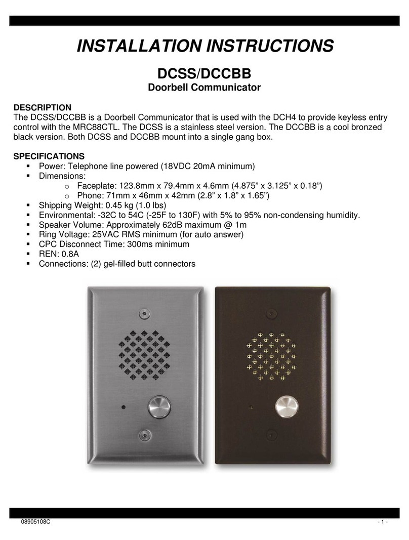 Xantech DCCBB installation instructions