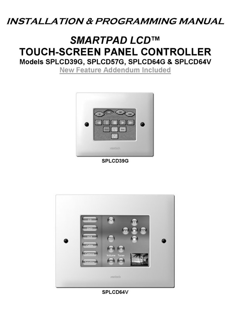 Xantech SPLCD39G Assembly instructions