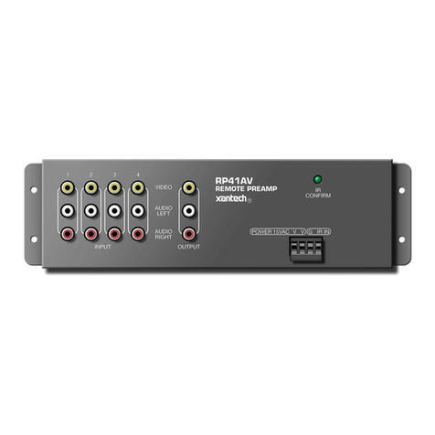 Xantech RP41AV User manual
