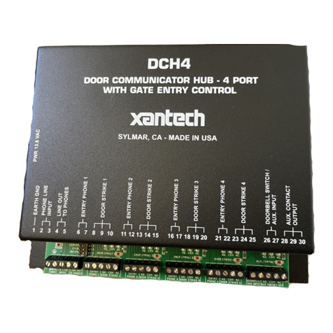 Xantech DCH4 User manual Xantech DCH4 User manual