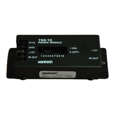 Xantech 792-10 User manual