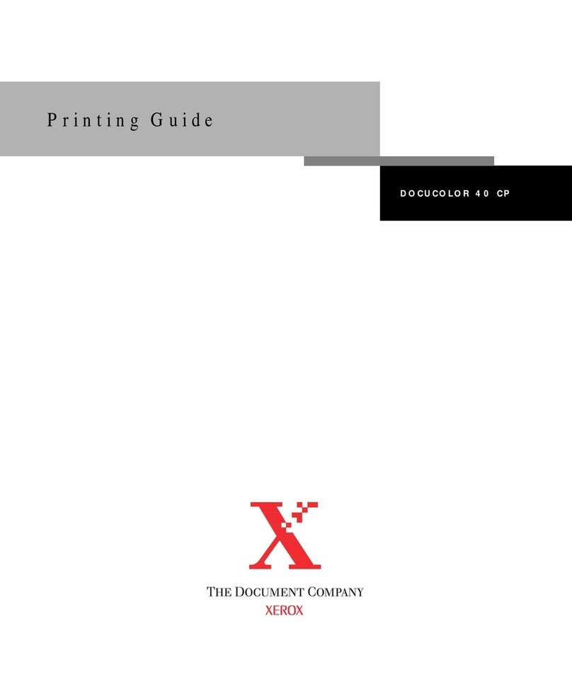 Xerox DocuColor 40 Configuration guide