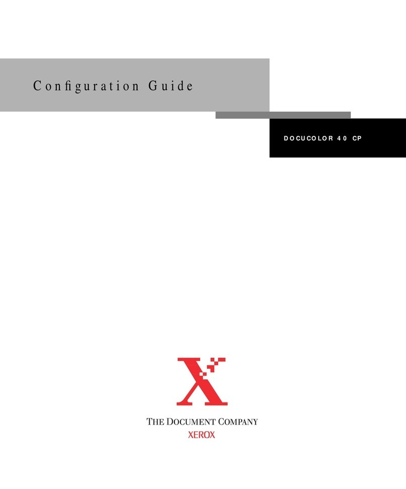 Xerox DocuColor 40 User manual