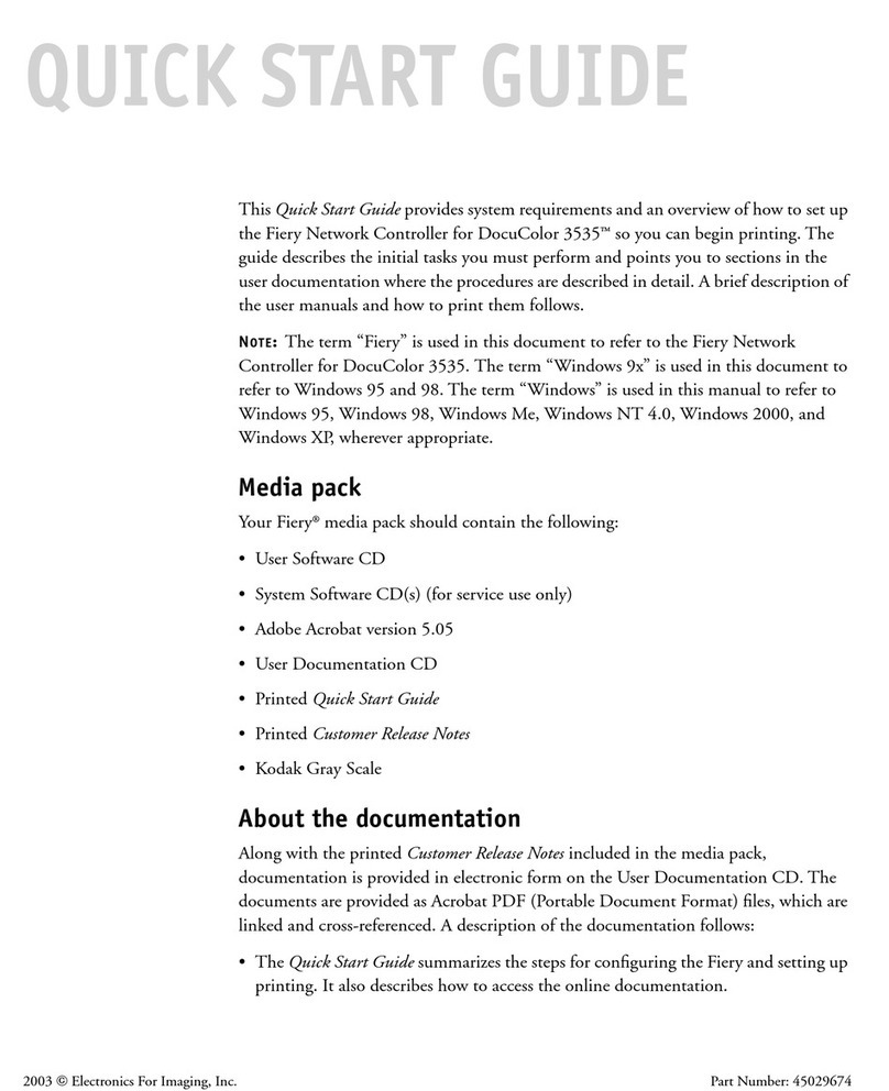 Xerox DocuColor 3535 User manual