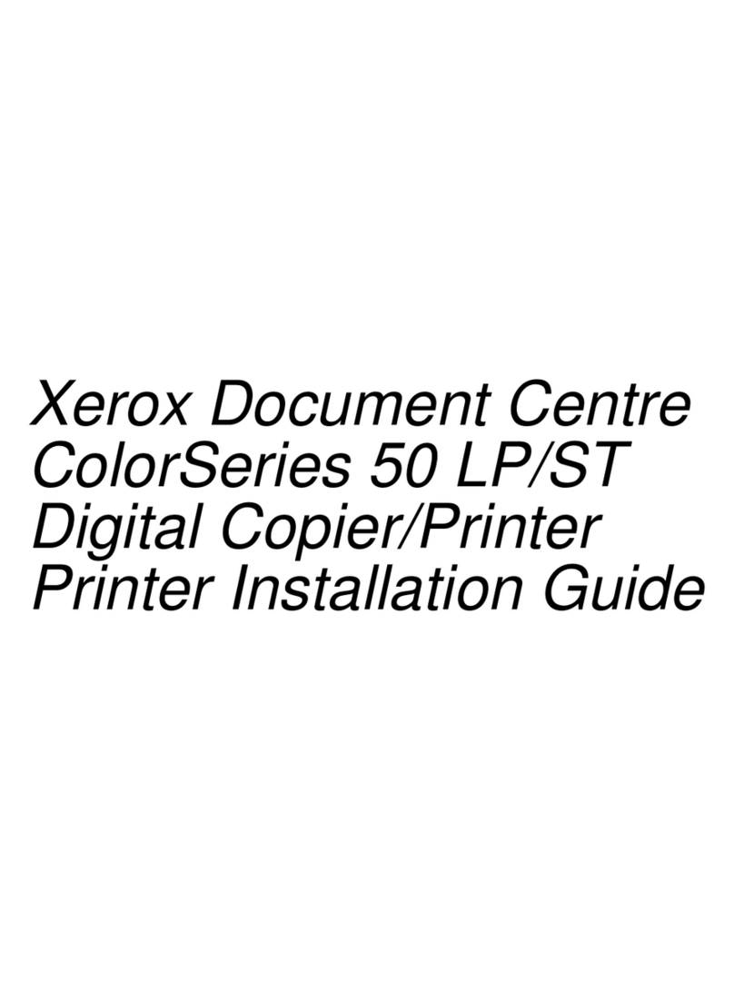Xerox Document Centre 50 User manual