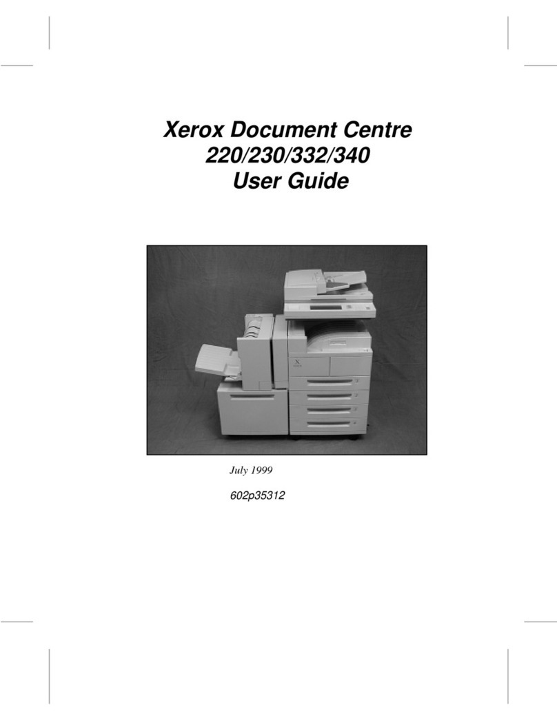 Xerox 220 User manual
