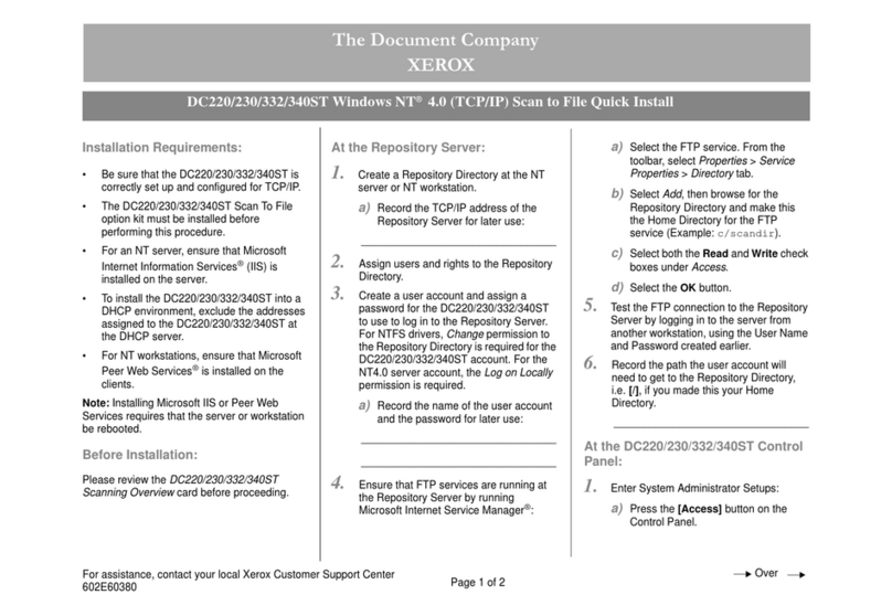 Xerox 220 Instructions for use
