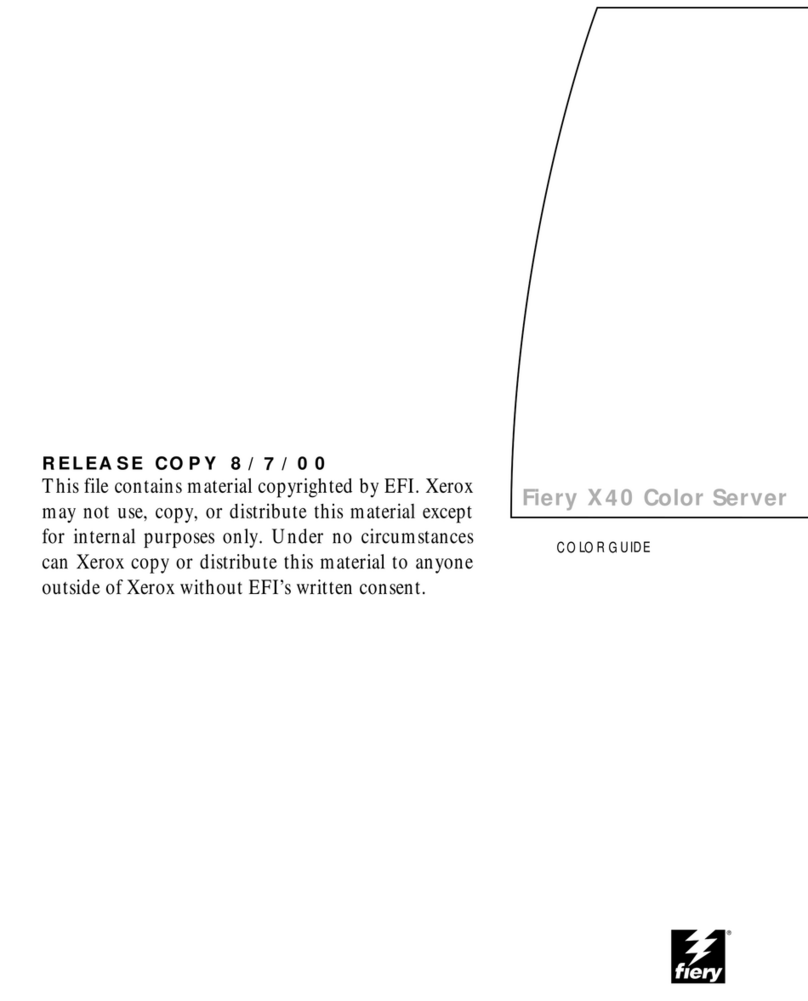 EFI DocuColor 40 Color guide