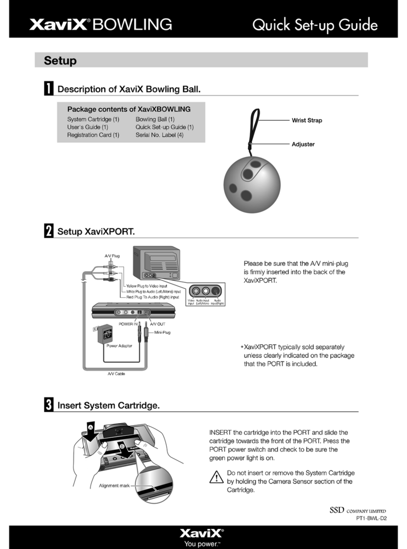 Xavix Bowling Quick setup guide