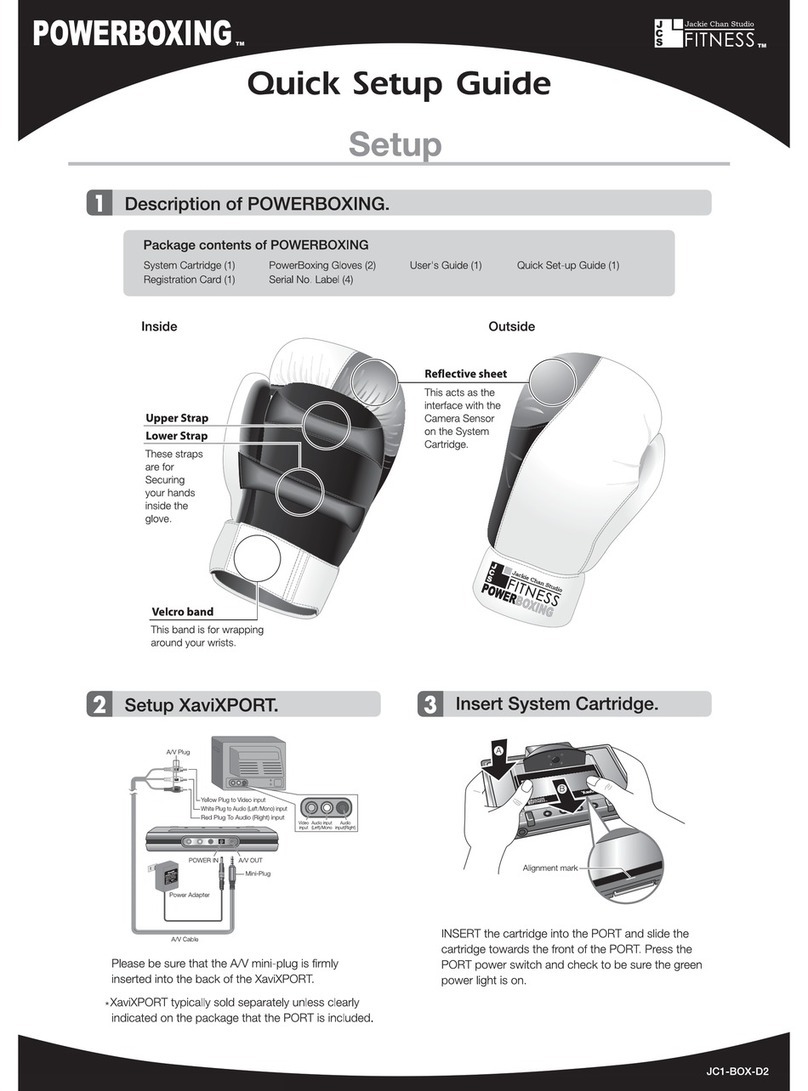 Xavix PowerBoxing User manual Xavix PowerBoxing User manual