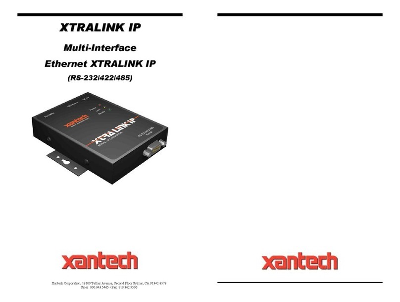 Xantech XTRALINK IP User manual