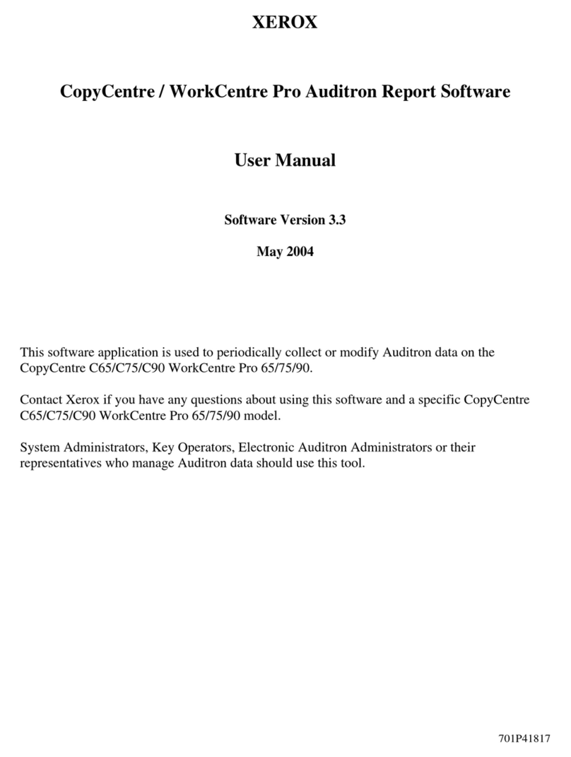 Xerox WorkCentre Pro 65 User manual