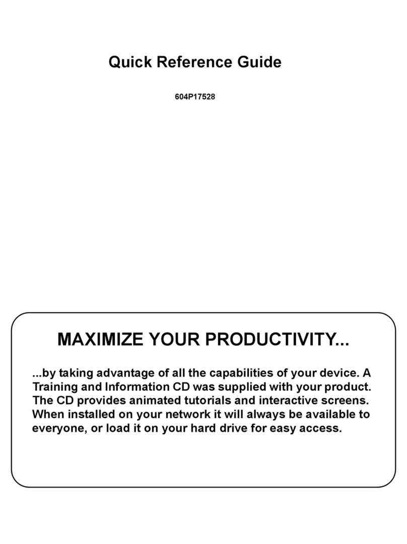 Xerox CopyCentre C165 User manual