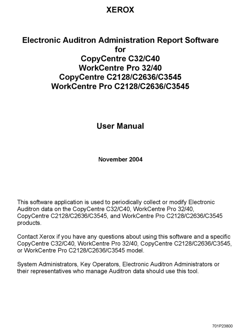 Xerox WorkCentre Pro 40 User manual