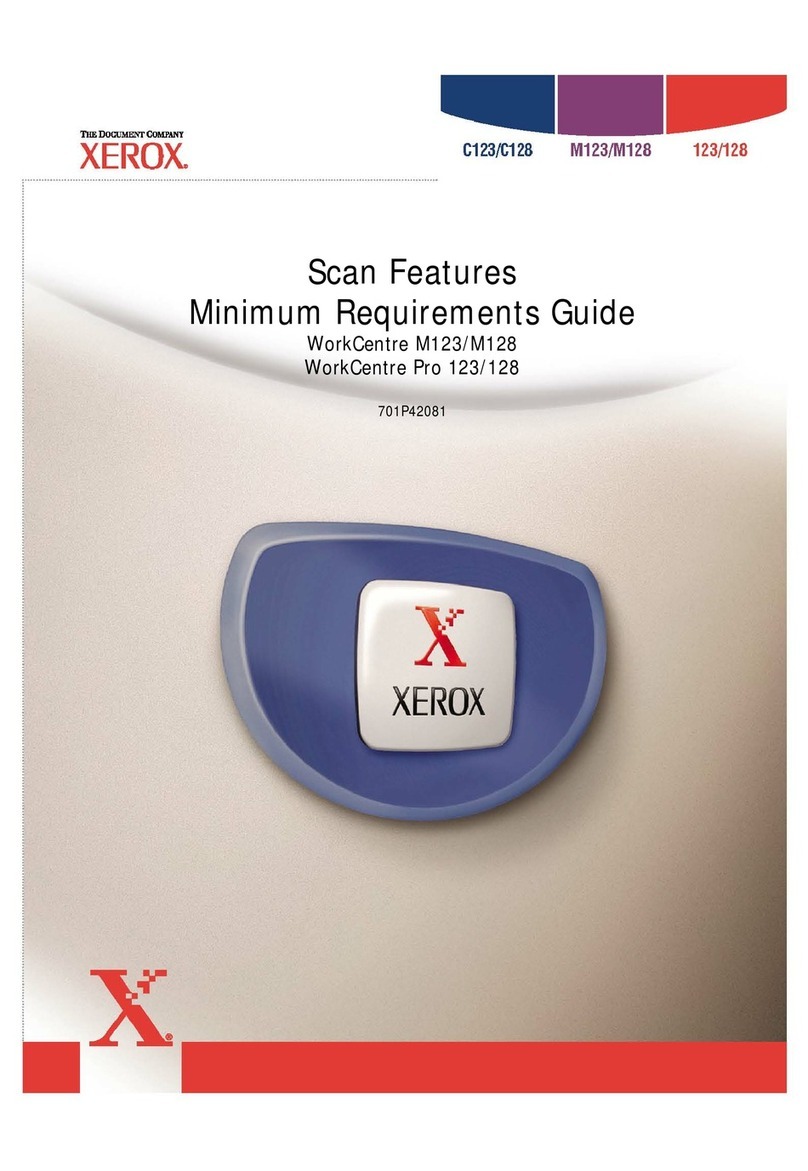 Xerox C123 Copycentre User manual