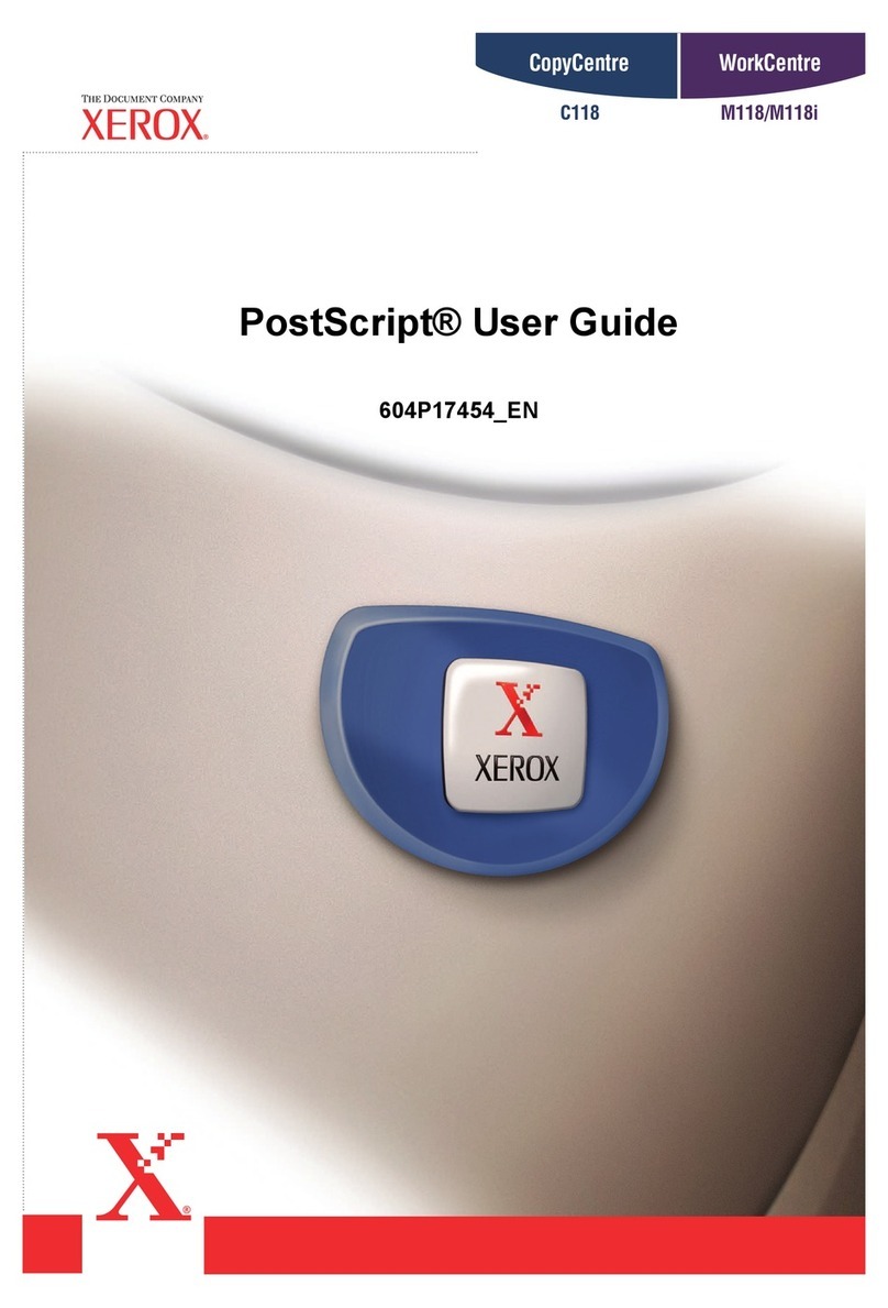 Xerox Copycentre C118 Quick start guide