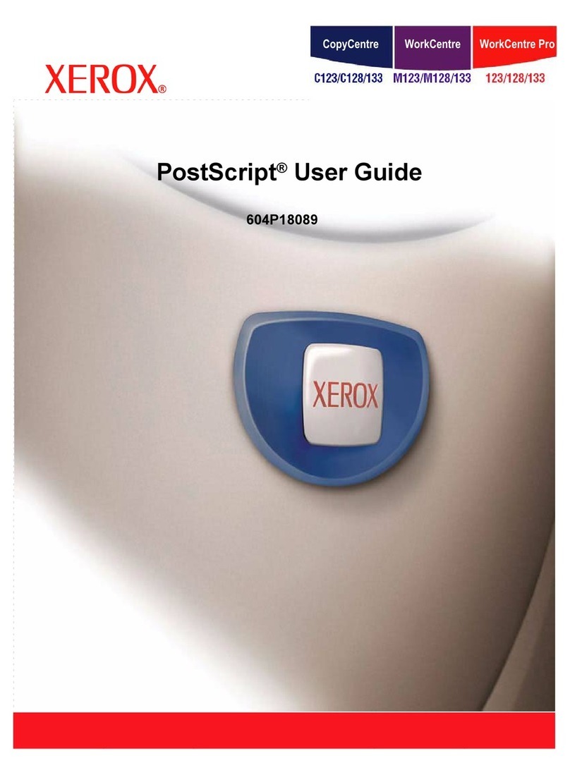Xerox WorkCentre Pro 128 User manual