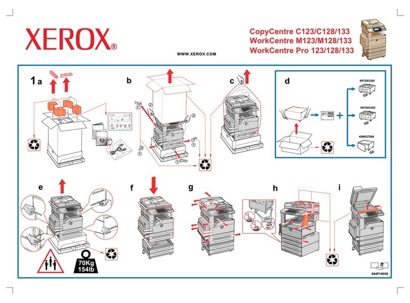 Xerox WorkCentre Pro 128 install guide