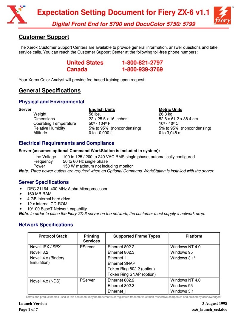 Xerox WORKCENTRE 5790 User manual