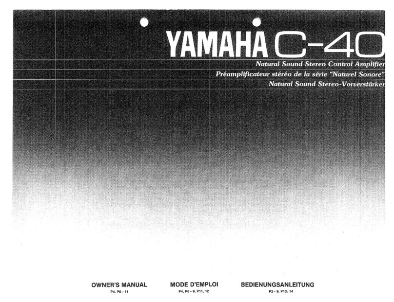 Yamaha Electone C-40 User manual