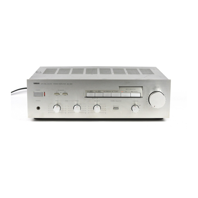 Yamaha AX-400 owner's manual