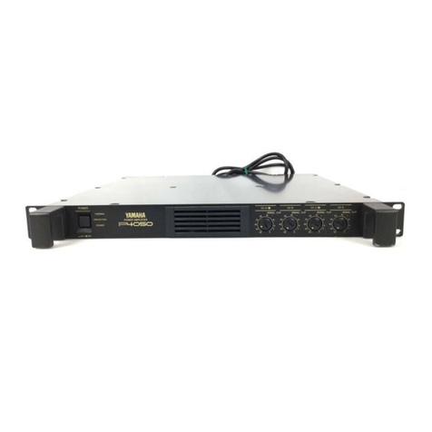 Yamaha P4050 User manual