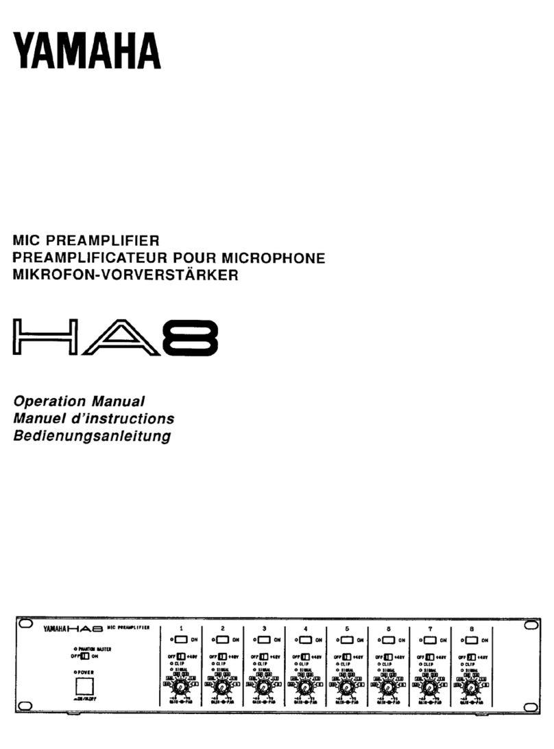 Yamaha HA8 User manual