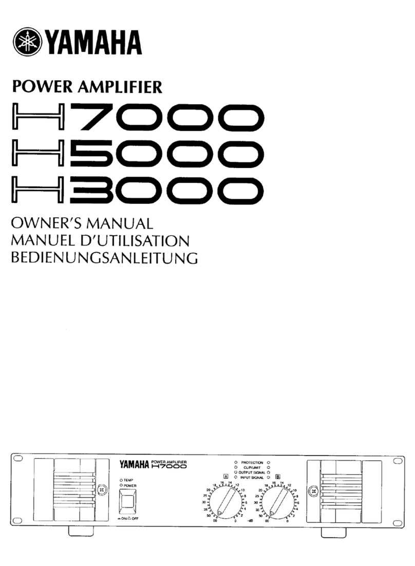 Yamaha H5000 User manual