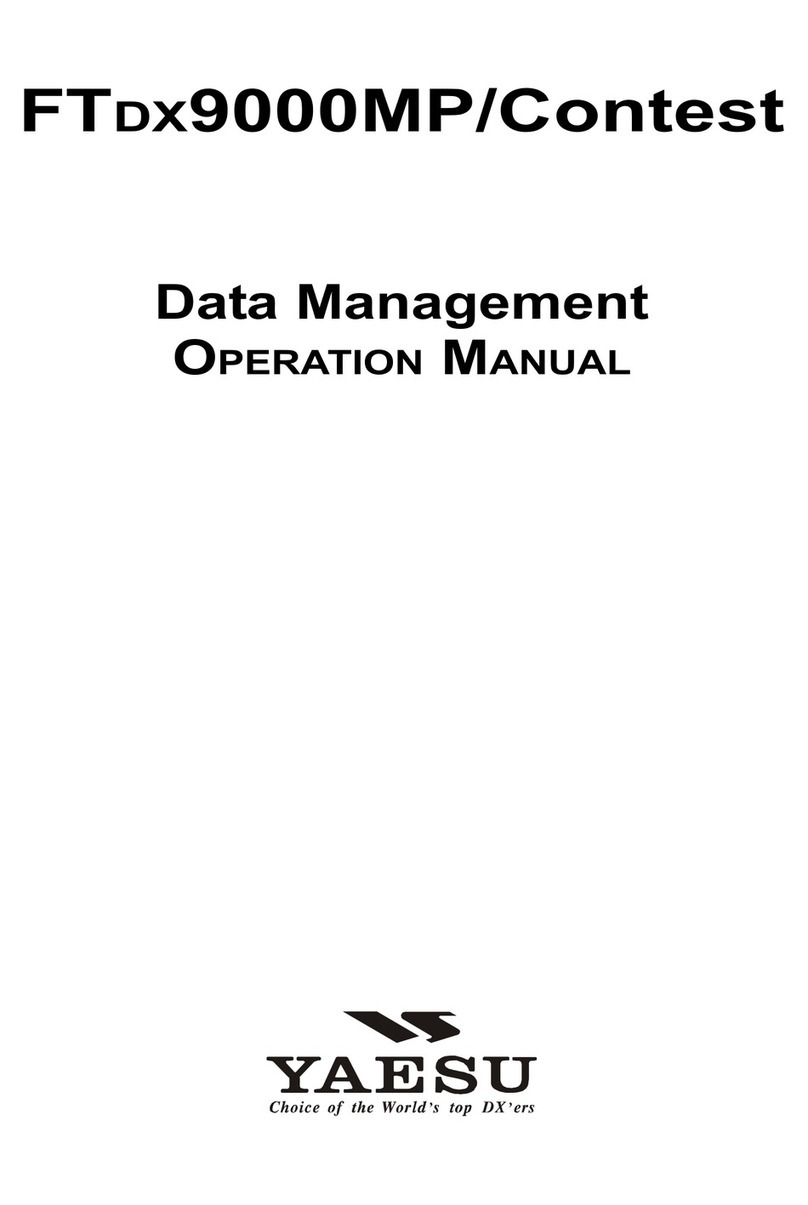 Yaesu FTDX-9000MP User manual