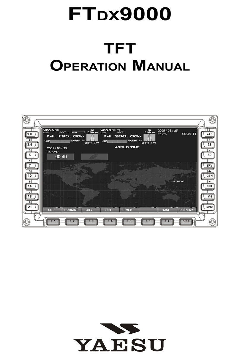 Yaesu FTDX-9000 Contest Operation manual