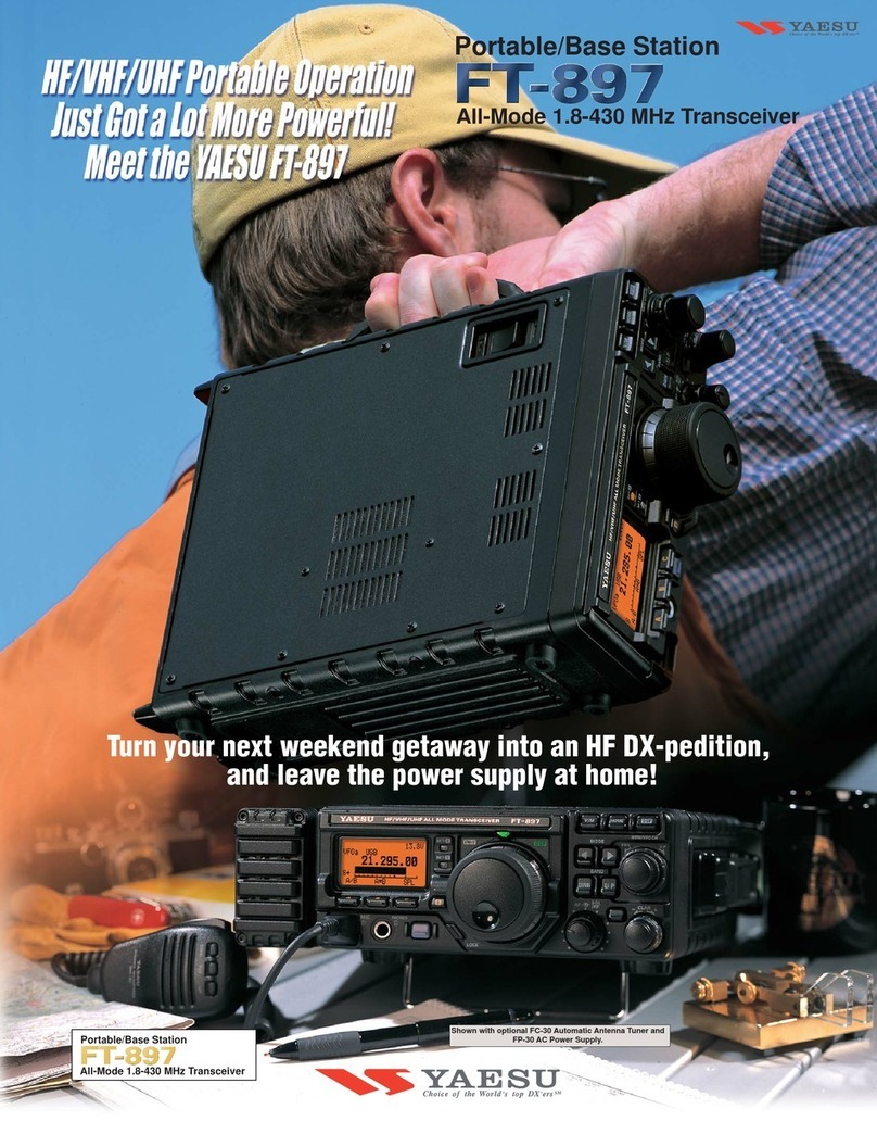 Yaesu FT-897D User manual