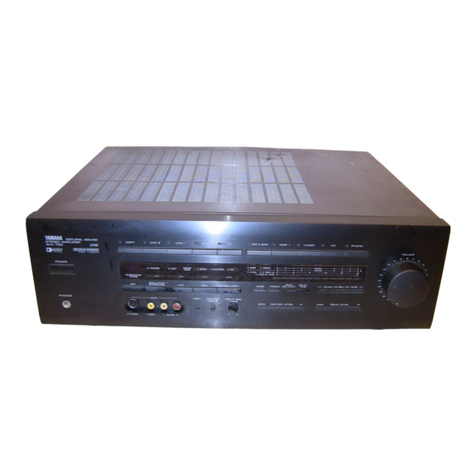 Yamaha AVX-700 User manual