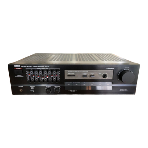 Yamaha AV-50 User manual Yamaha AV-50 User manual